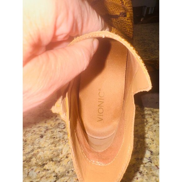 Vionic Hope Clara Snake Print Ankle Boot Arch Support Comfort Water resistant - Picture 8 of 12